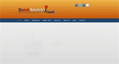 Desktop Screenshot of dutchancestrycoach.com