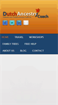 Mobile Screenshot of dutchancestrycoach.com