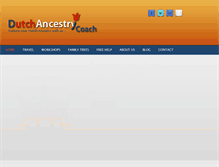 Tablet Screenshot of dutchancestrycoach.com